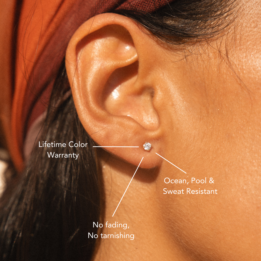 Zircon Stud Earrings