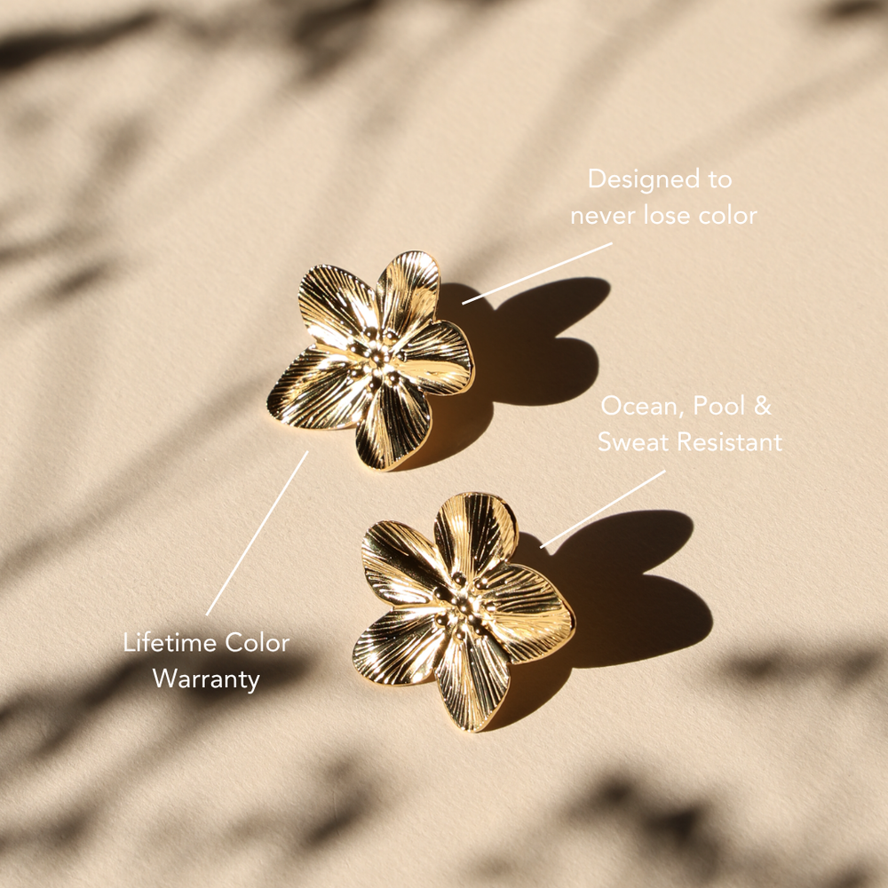 Hibiscus Earrings