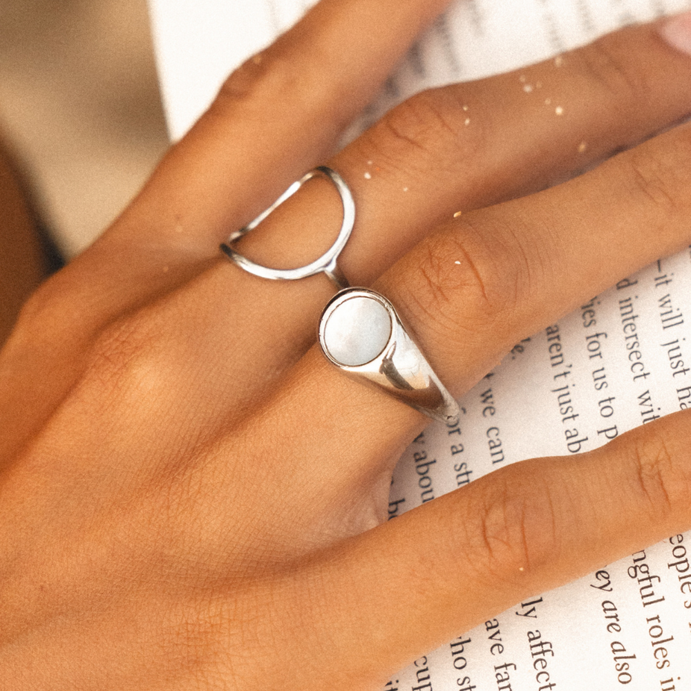 Mother Of Pearl Ring