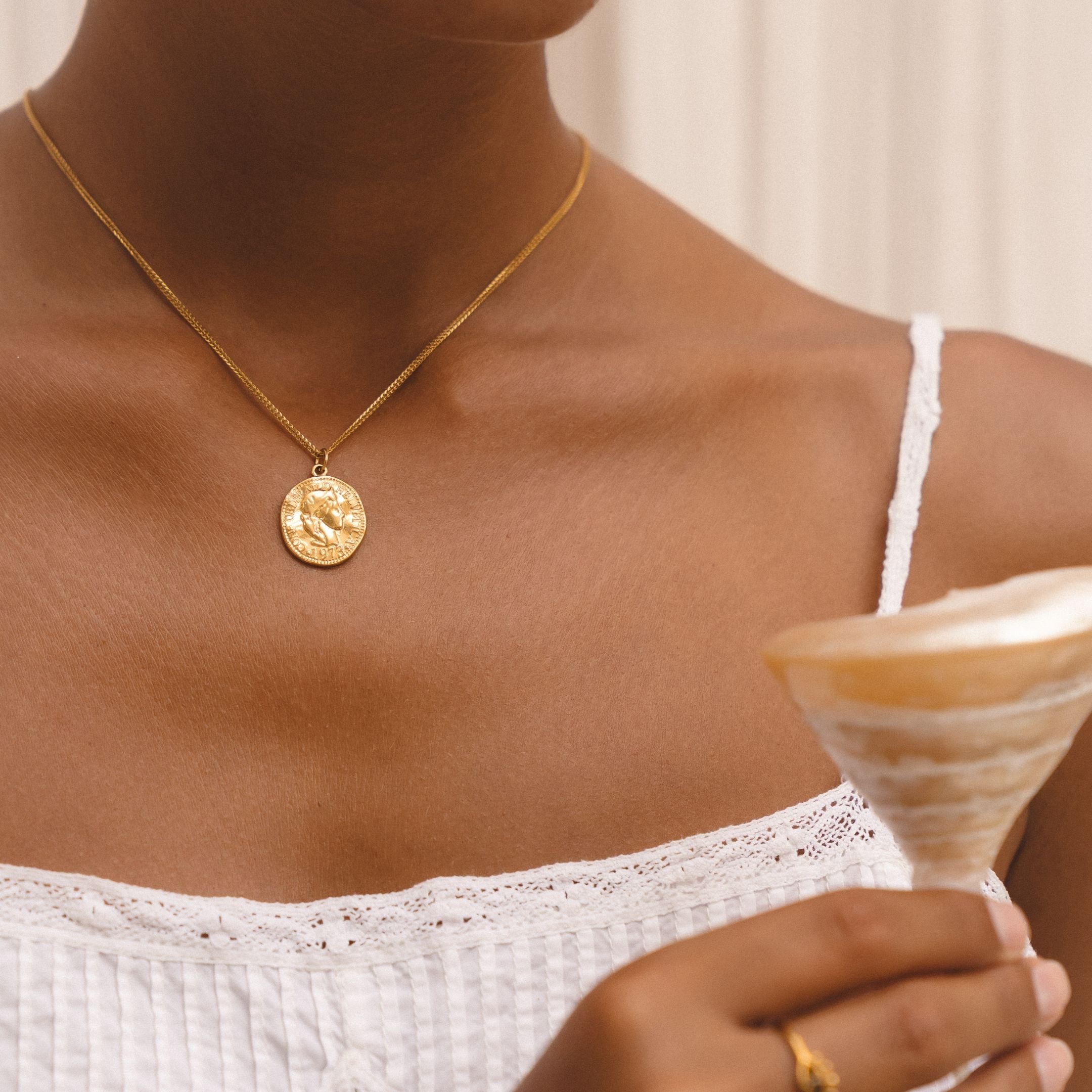 Ancient Coin Necklace